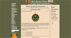 Desktop Screenshot of boyscouttrail.com