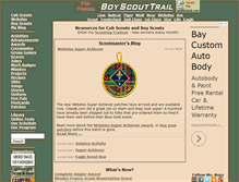 Tablet Screenshot of boyscouttrail.com